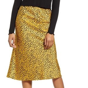 Cheetah print aline skirt
